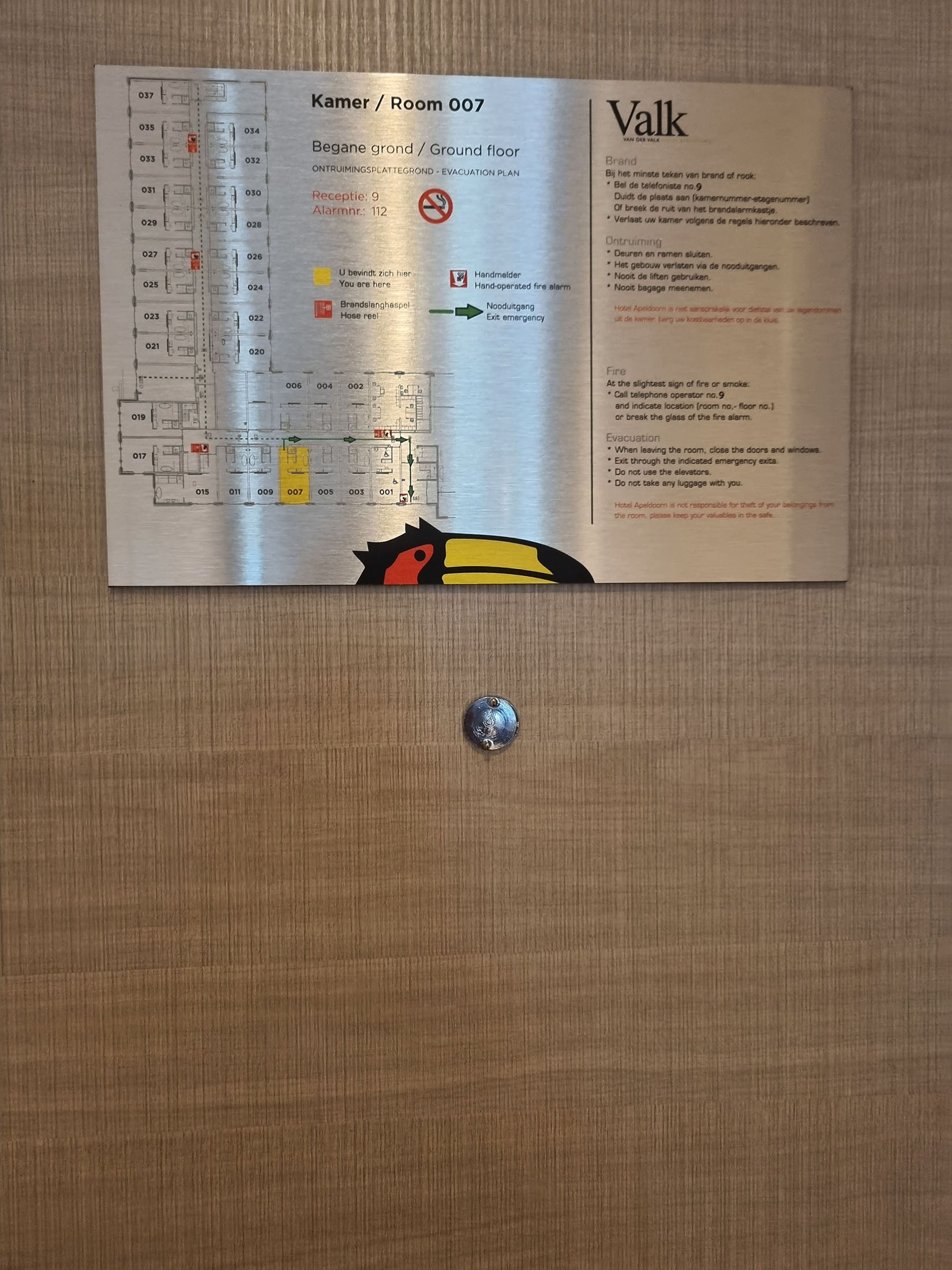 DX brandwerende deurspion